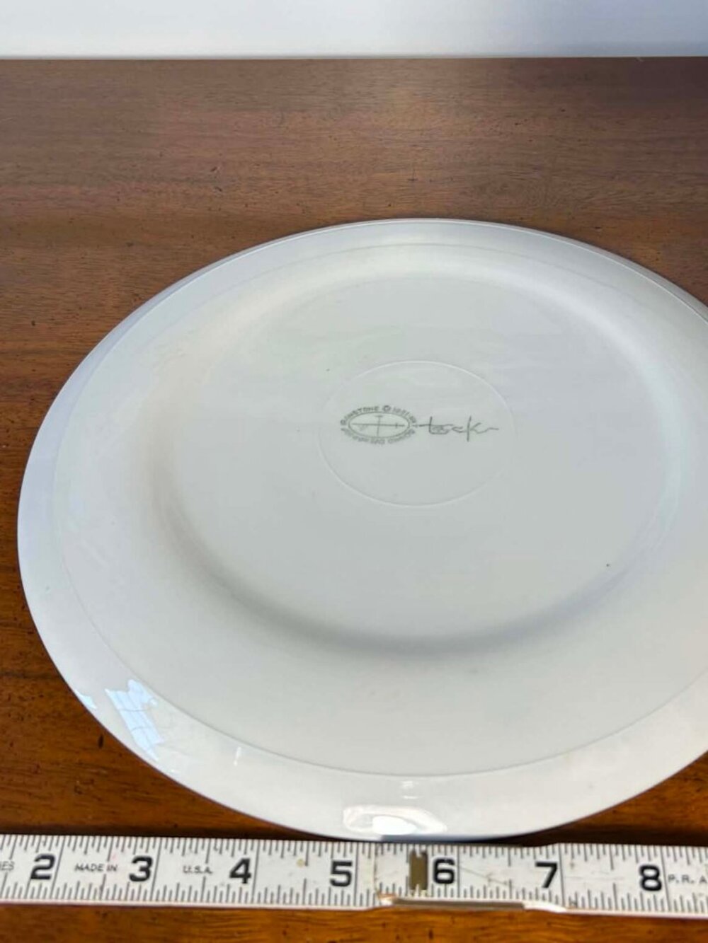 Lagardo Tackett yellow dinner plate - Picture 8 of 10